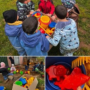 Du betrachtest gerade Neue Sandspielsachen für die Naturgruppe – eine tolle Überraschung vom Elternbeirat