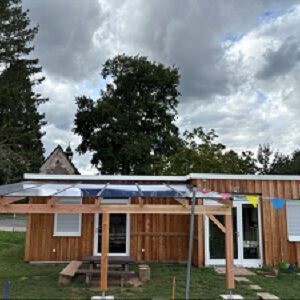 Eine Pergola für die Naturgruppe